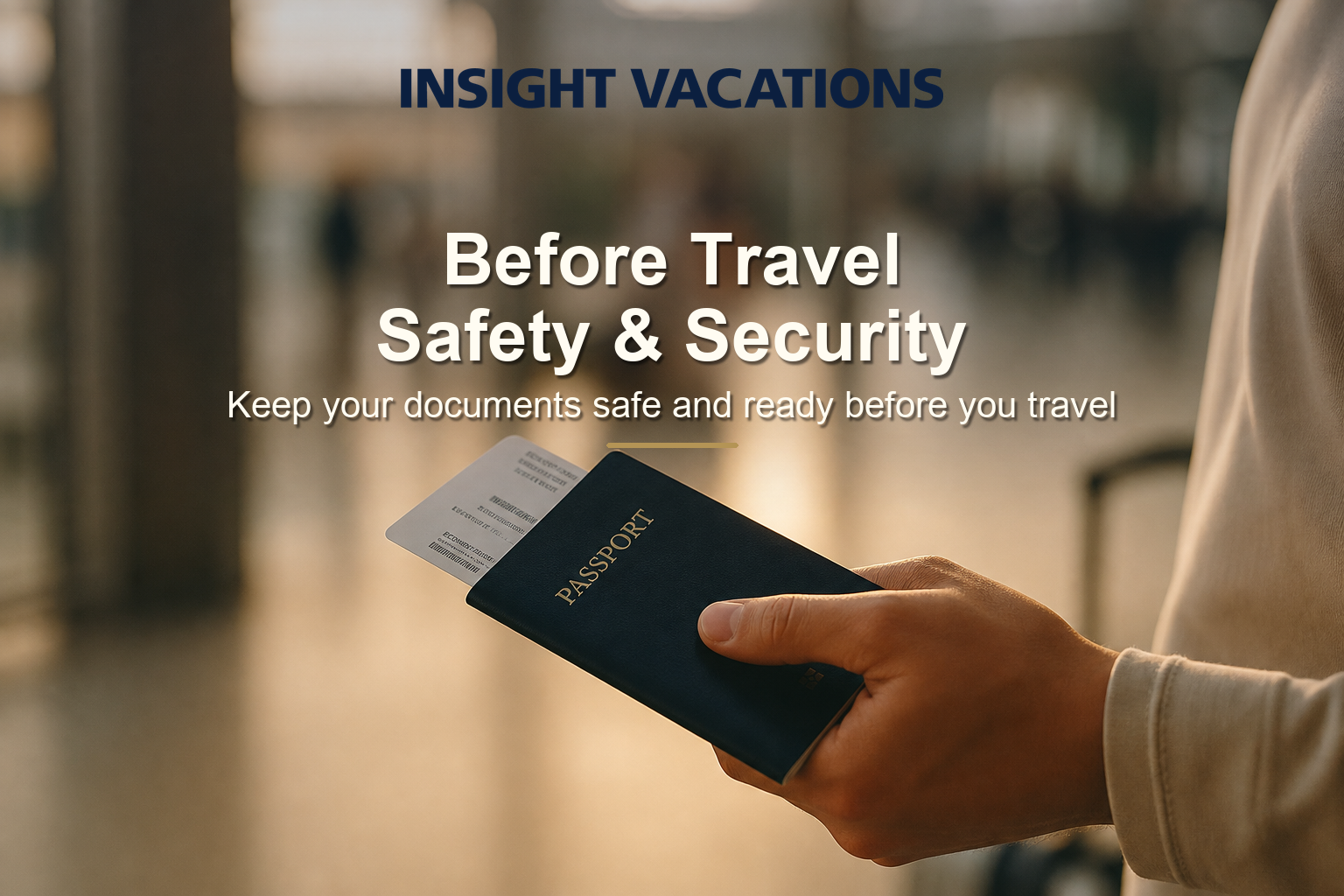 Insight Vacations before travel safety and security